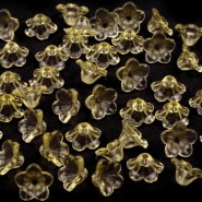 Kralenkapje - Bloem 12mm Narcis geel